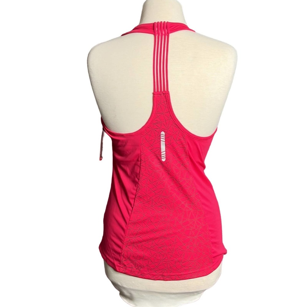 BCG Racer Back Women's Running Reflective Pieced Racer Bright Rose Small - Picture 4 of 7